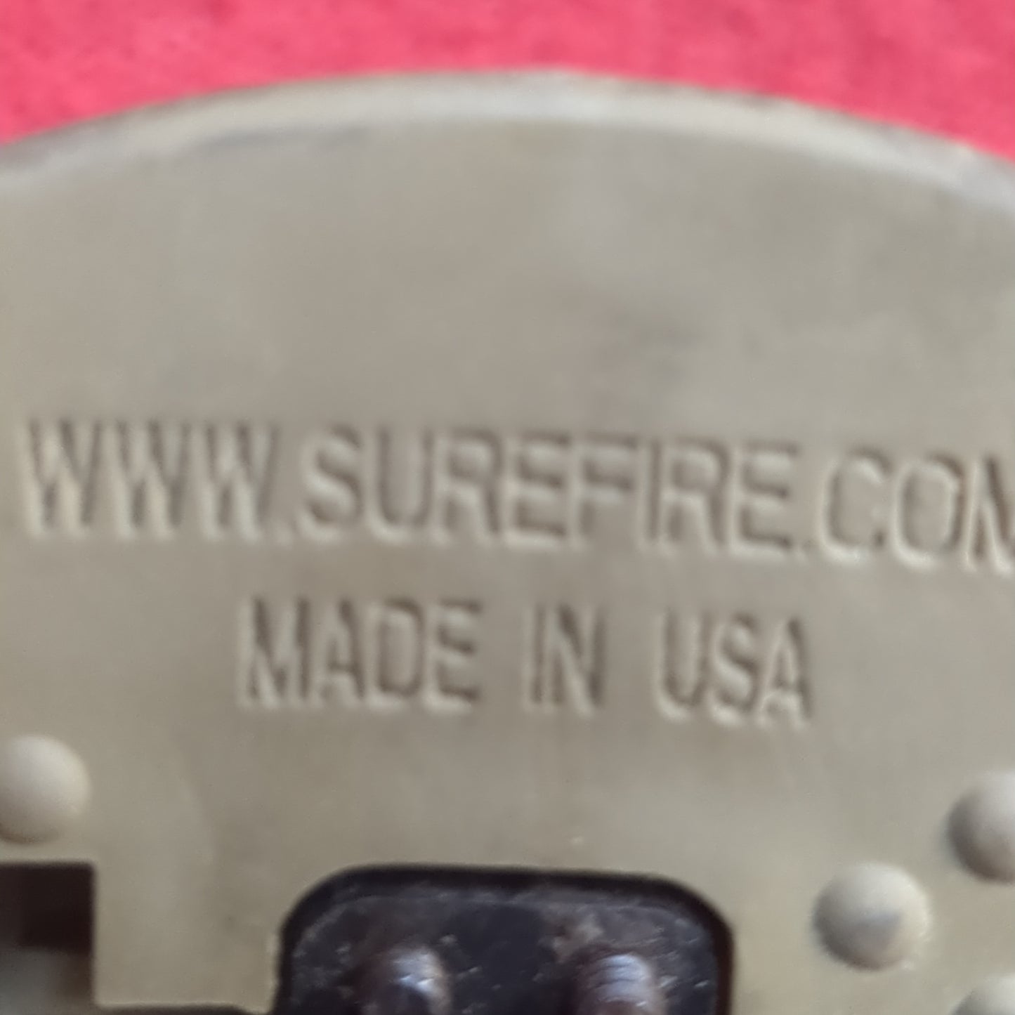 SureFire HL1 Helmet Light Blue/White w Mount Used (YAM113)