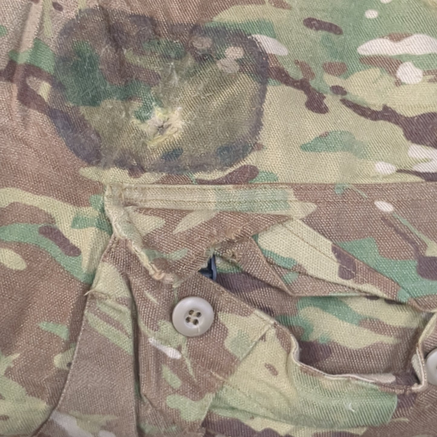 Us army small long combat ocp multicam frac pants w/ knee pads used *ocp9- ea05-yam119*