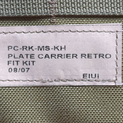 plate carrier retro pc-rk-ms-kh (od) coyote excellent condition (lbv4-yam129)