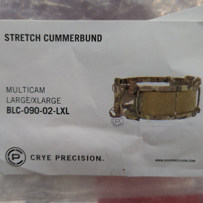 NOS Crye AVS Stretch Cummerbund Large X-Large Multicam (yam18)