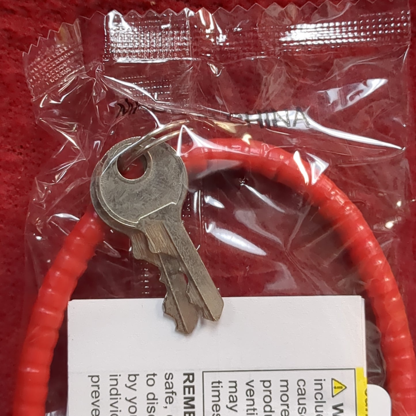 nos weapon lock w/key (01cr-yam133)