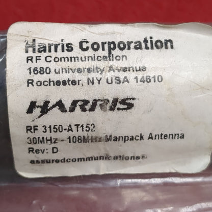 nos foldable harris TCA blade antenna original base vhf uhf PRC148 152 Radio 30 mhz (com2-yam134)