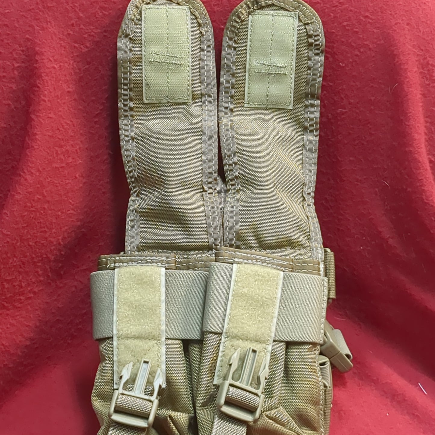 Tag tactical assault gear drop leg pouch mag holder coyote good condition (32cr- ca7-yam141)