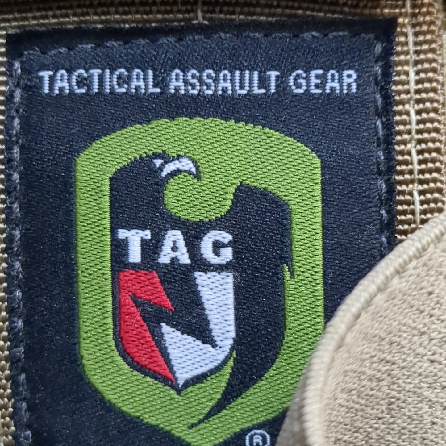 Tag tactical assault gear drop leg pouch mag holder coyote good condition (32cr- ca7-yam141)