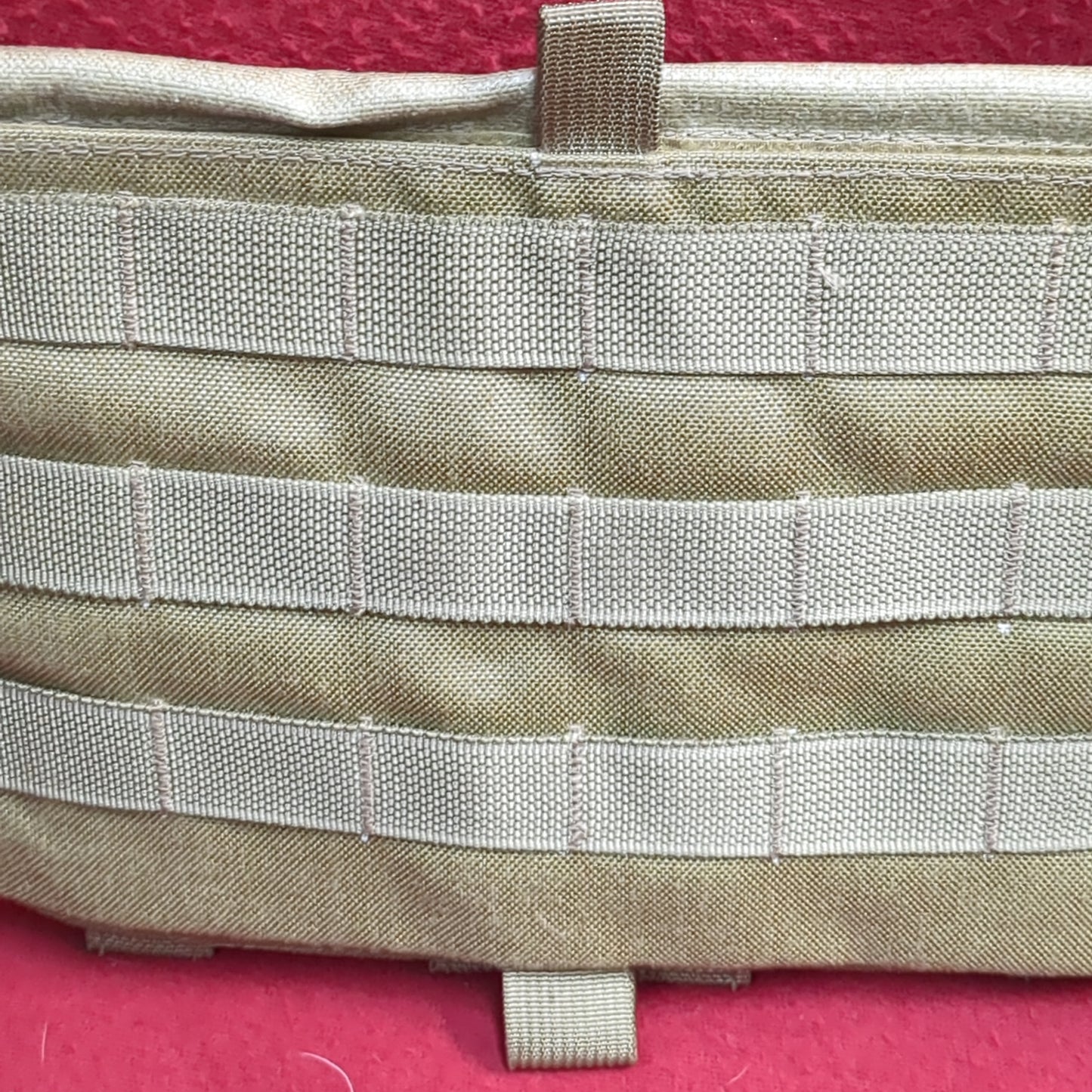 Eagle industries khaki mbav msap cummerbund kangaroo front flap good condition  (32cr-yam143)