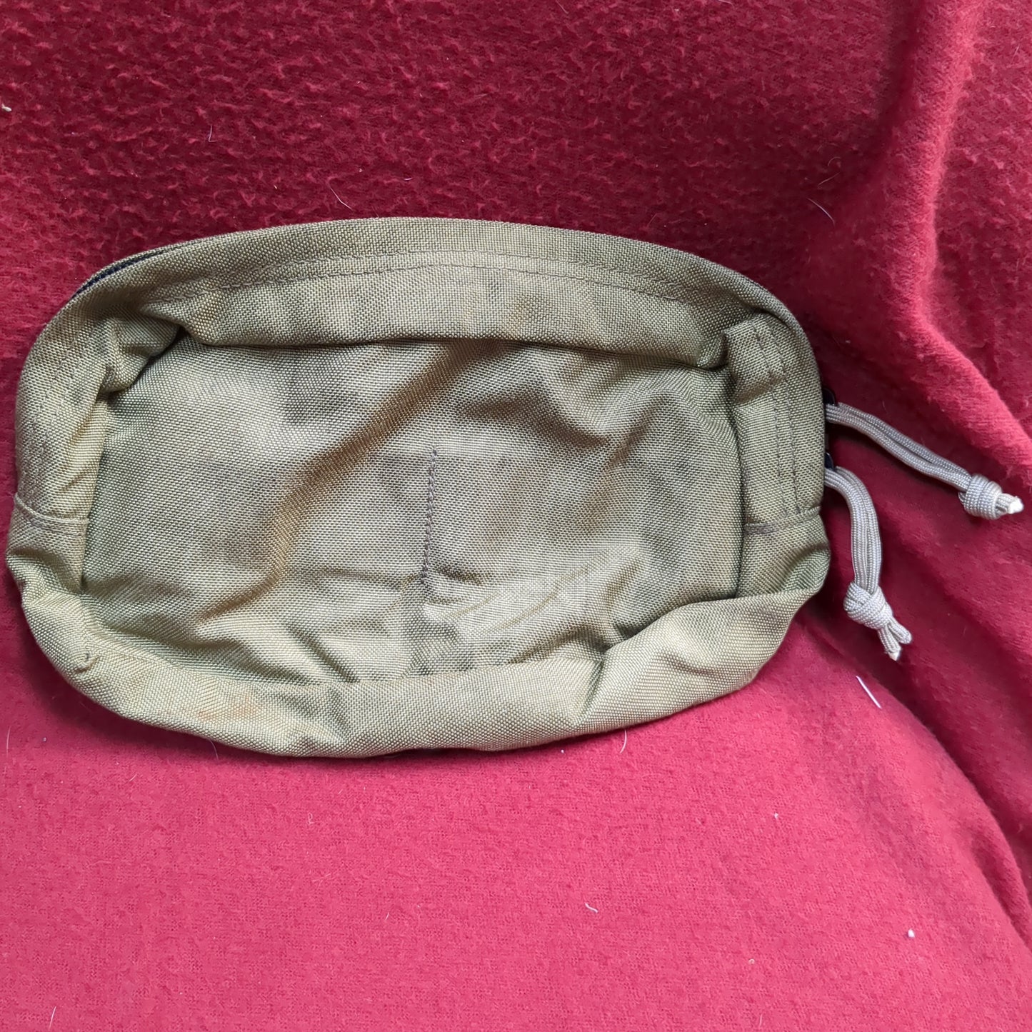 Eagle industries ut-935-ms-kh khaki 9x3x5 utility pouch  molle used (32cr-yam145)