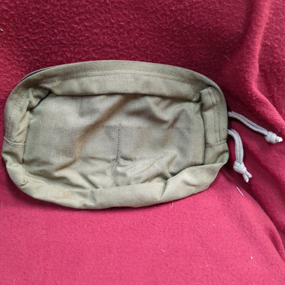 Eagle industries ut-935-ms-kh khaki 9x3x5 utility pouch  molle used (32cr-yam145)