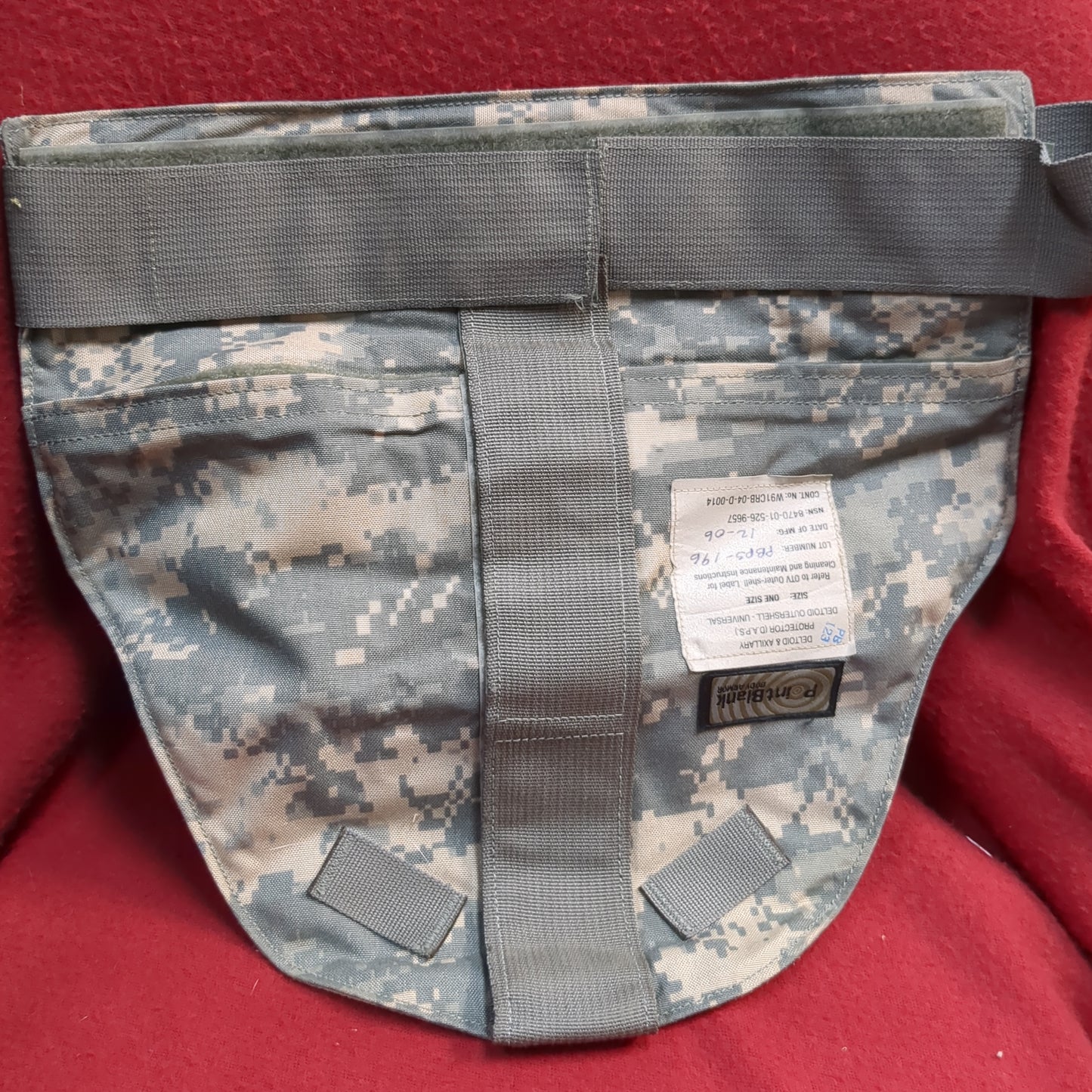 Dap single outershell protector one size w/o soft armor insert - acu - 9657 (fb12-yam146)