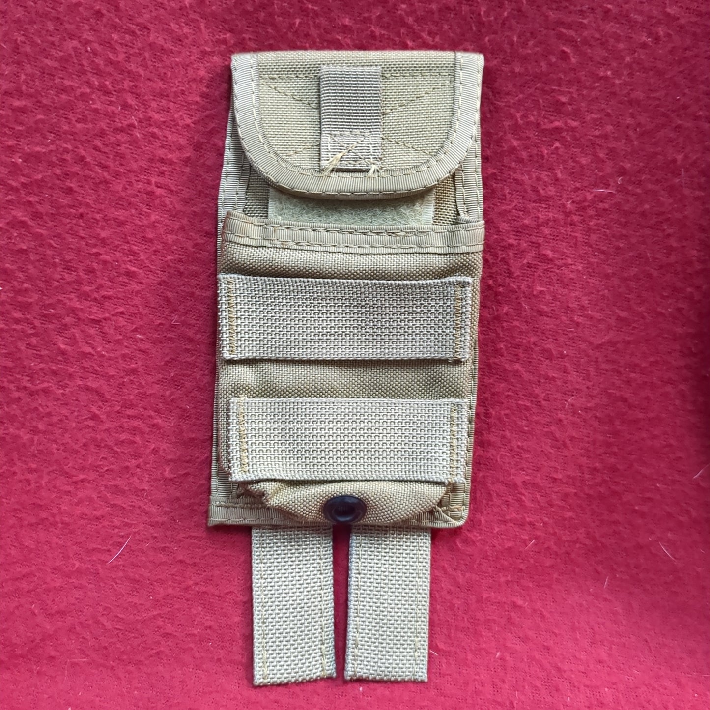 Small coyote molle pouch Used (32cr-yam149)