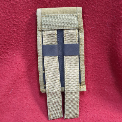 Small coyote molle pouch Used (32cr-yam149)