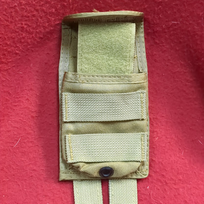 Small coyote molle pouch Used (32cr-yam149)