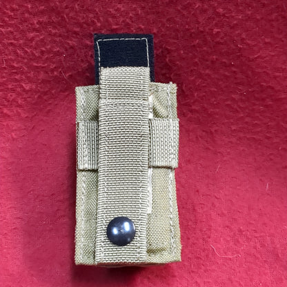 Single mag pouch 9mm tan used (32cr-yam155)