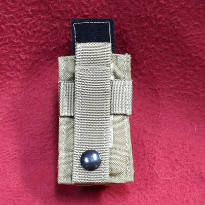 Single mag pouch 9mm tan used (32cr-yam155)