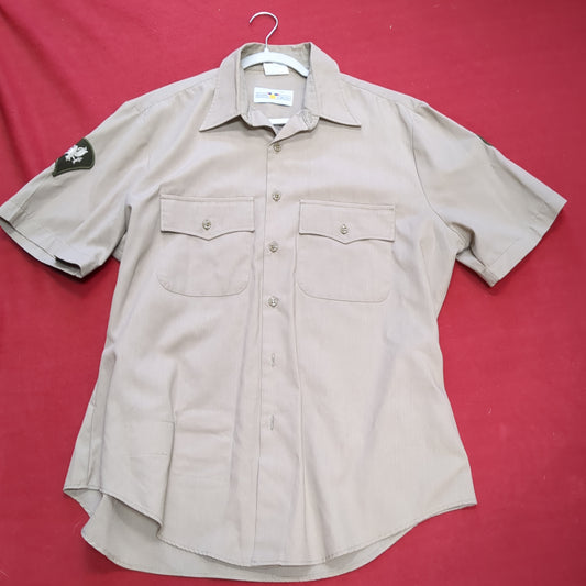 us army flying cross female agsu 16.5 regular A short sleeve Shirt used (dg- ea01-yam164)