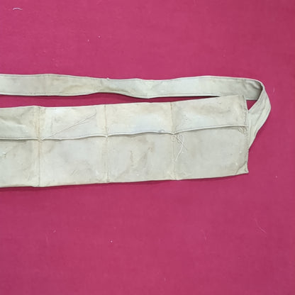 Cloth Small Arms Bandolier tan used (06cc-yam184)