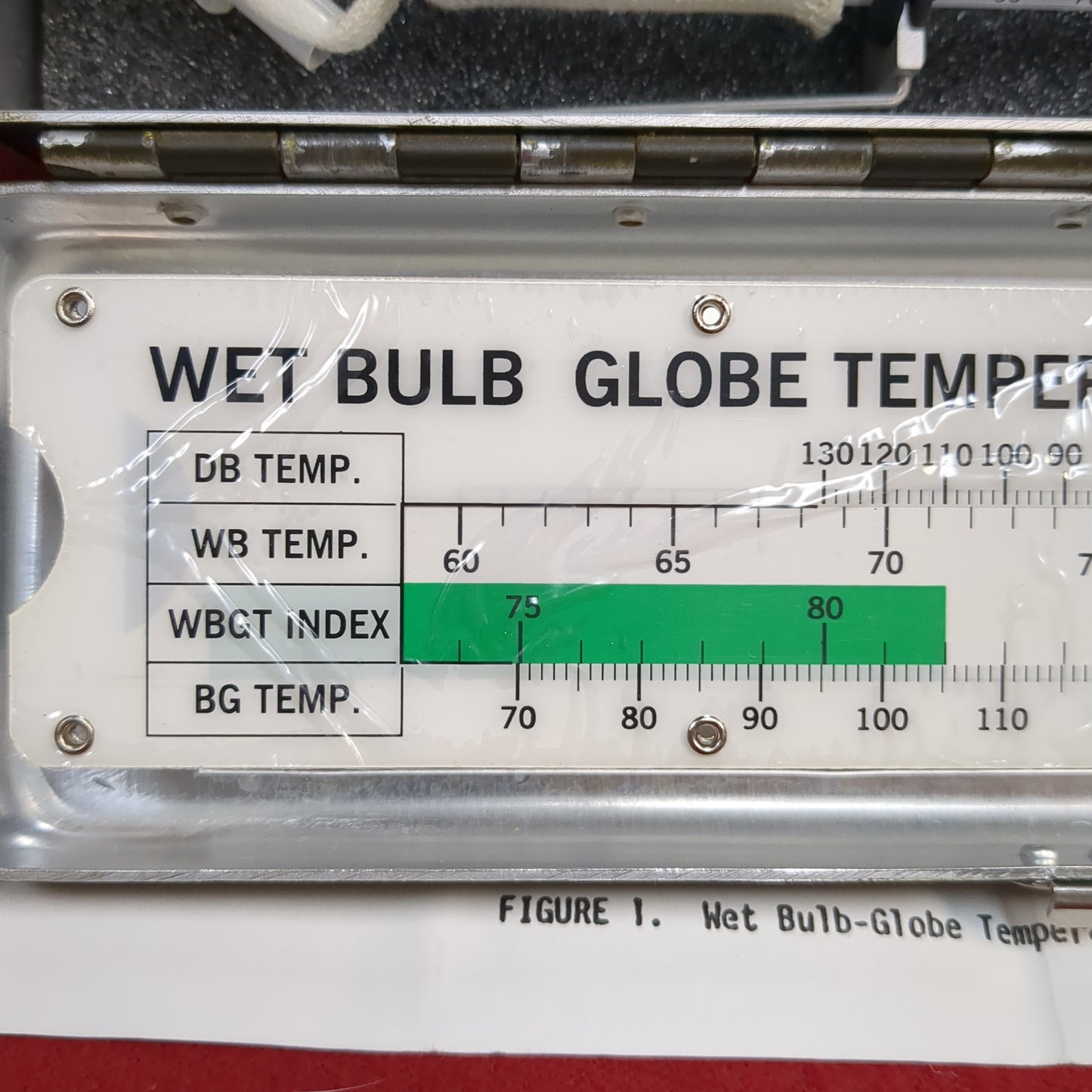 NOS psg controls wet bulb globe temperature index calculator kit 3023 (06cc-yam199)