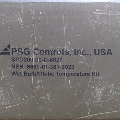 NOS psg controls wet bulb globe temperature index calculator kit 3023 (06cc-yam199)