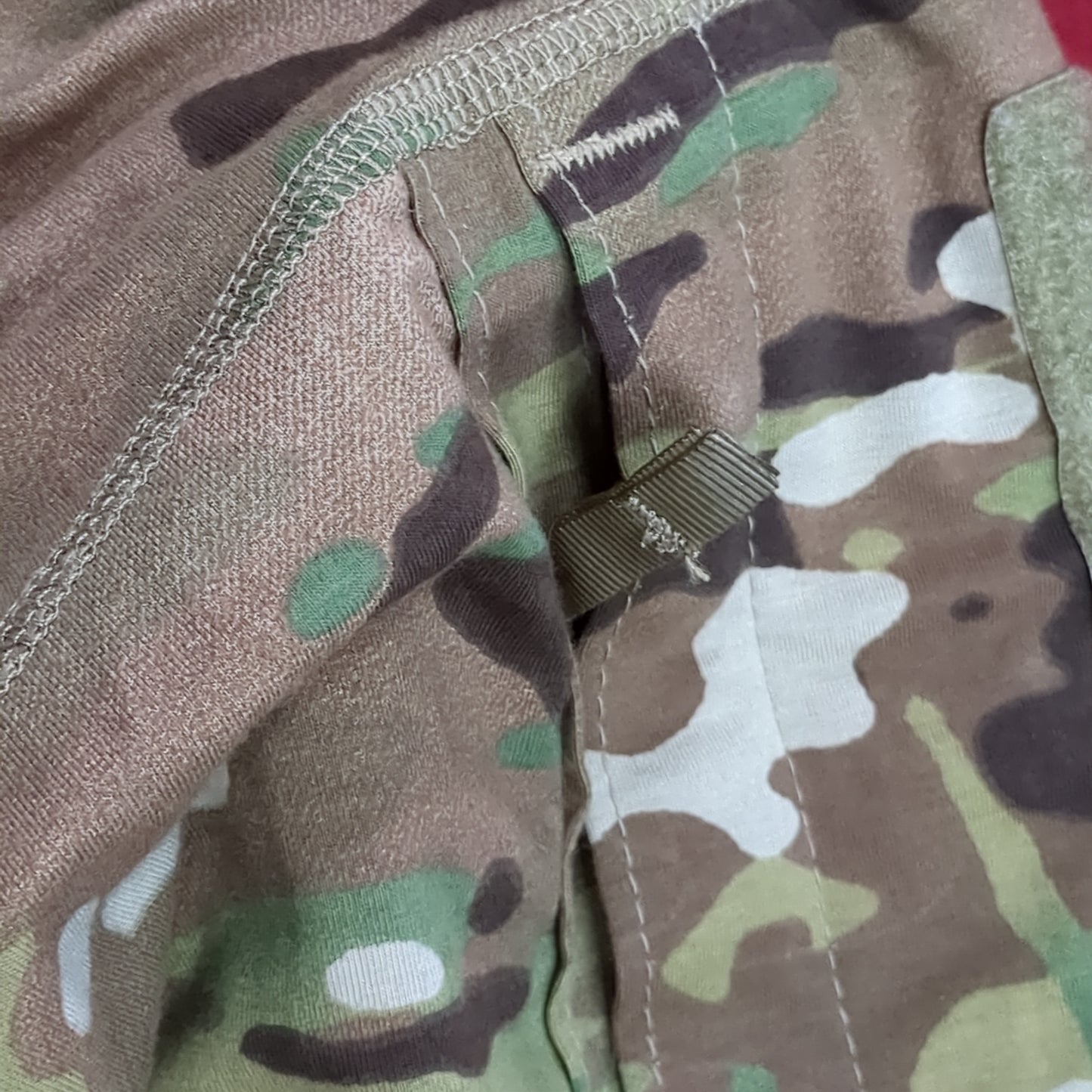 US army xl xtra large 1/4 quarter zip type 2 combat ocp multicam frac top shirt used *fa06-enu04*