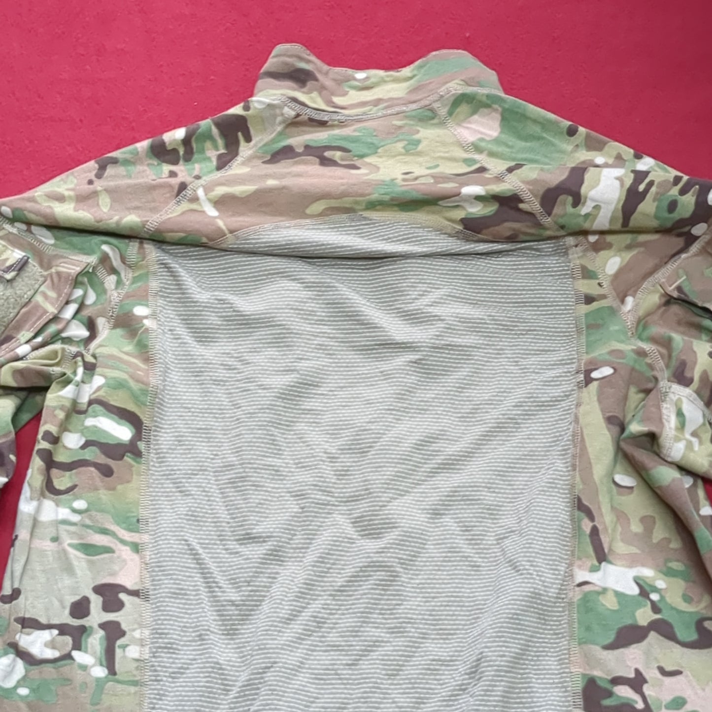 US army xl xtra large 1/4 quarter zip type 2 combat ocp multicam frac top shirt used *fa06-enu04*