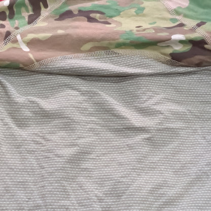 US army xl xtra large 1/4 quarter zip type 2 combat ocp multicam frac top shirt used *fa06-enu04*