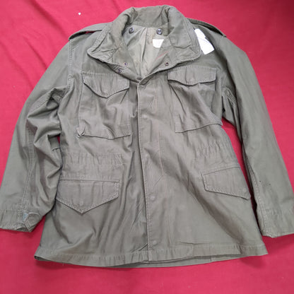 Vintage m65 man’s field jacket small short coat with hood nylon used  *(fa12-enu08*