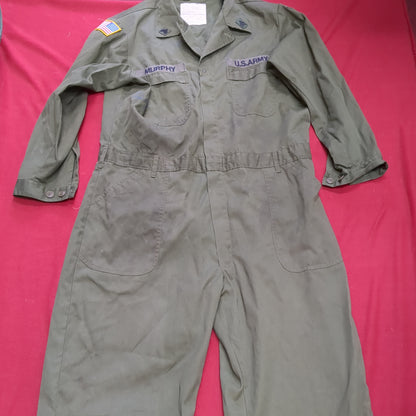 US military coveralls utility 50 r sn: 4911 excellent condition (gtt-enu21)