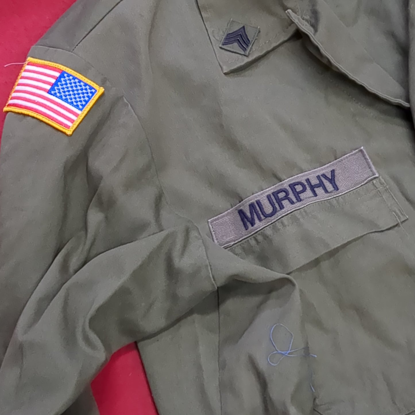 US military coveralls utility 50 r sn: 4911 excellent condition (gtt-enu21)