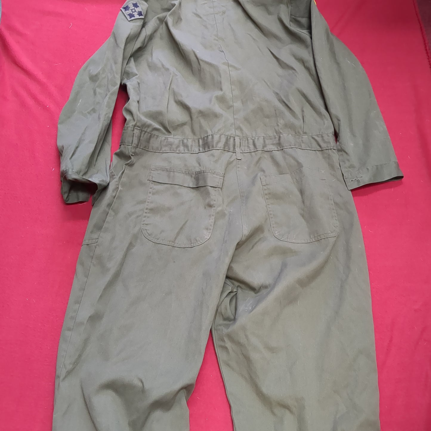 US military coveralls utility 50 r sn: 4911 excellent condition (gtt-enu21)