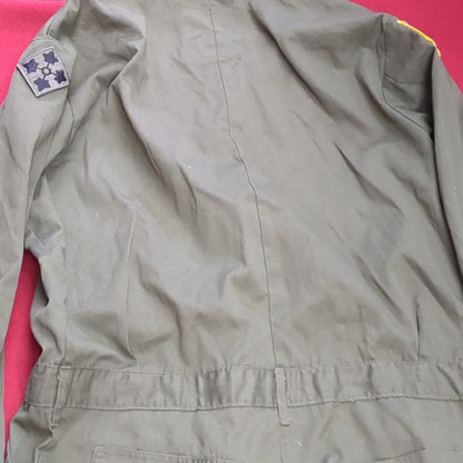 US military coveralls utility 50 r sn: 4911 excellent condition (gtt-enu21)