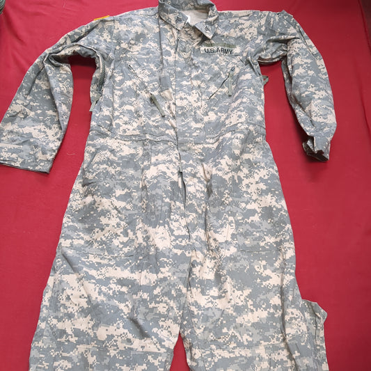 US army large Mechanics ACU Coveralls used *GTT-enu22*