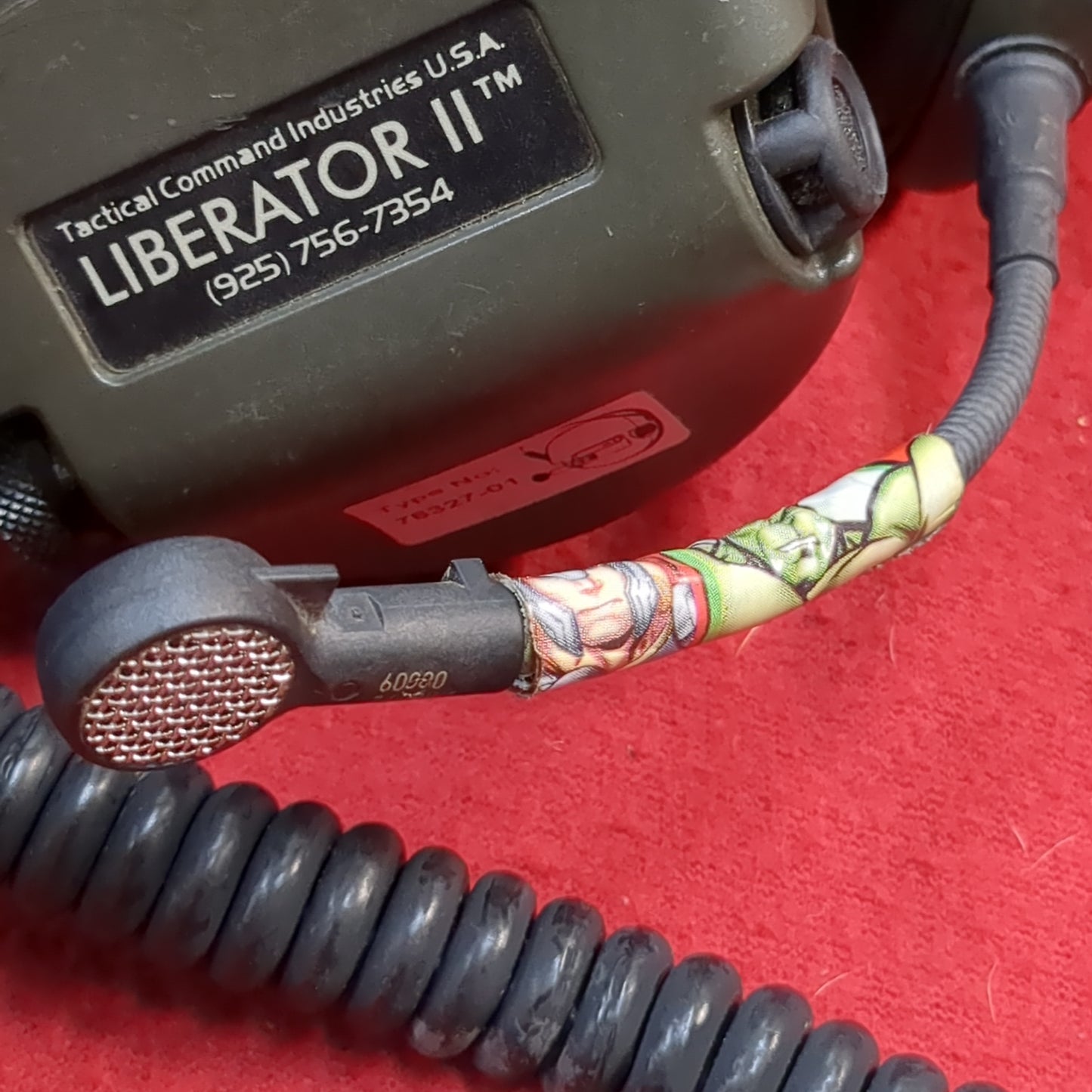 TCI Liberator II Digital Tactical Headset w/ ptt 76327-02 used (COM1-enu43)