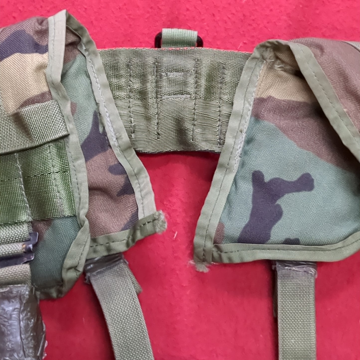 Tactical load bearing medic vest TLBV woodland used (lb4-enu49)