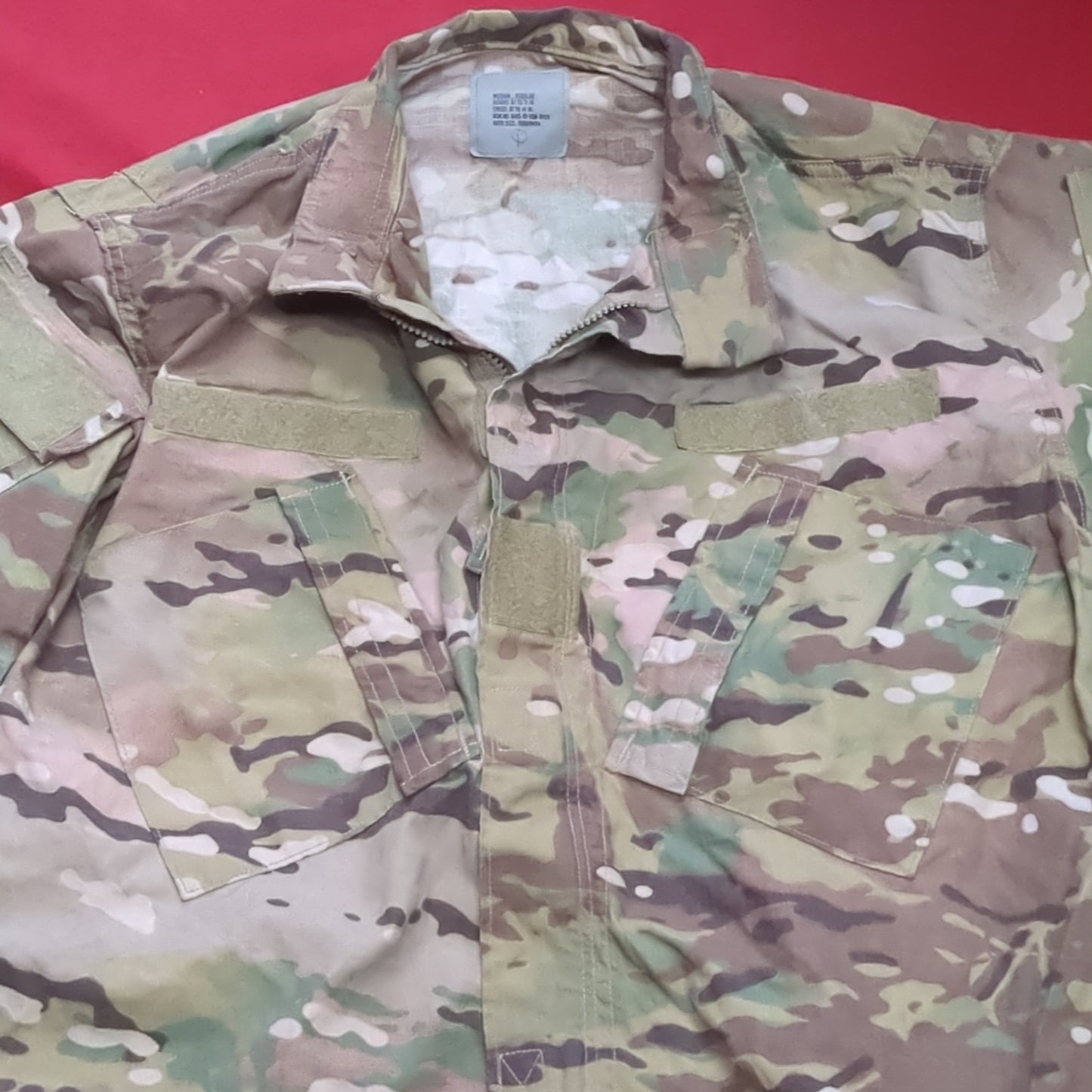 NOS us army medium regular multicam flame resistant frac uniform top shirt (OCP4- fa16-enu61)