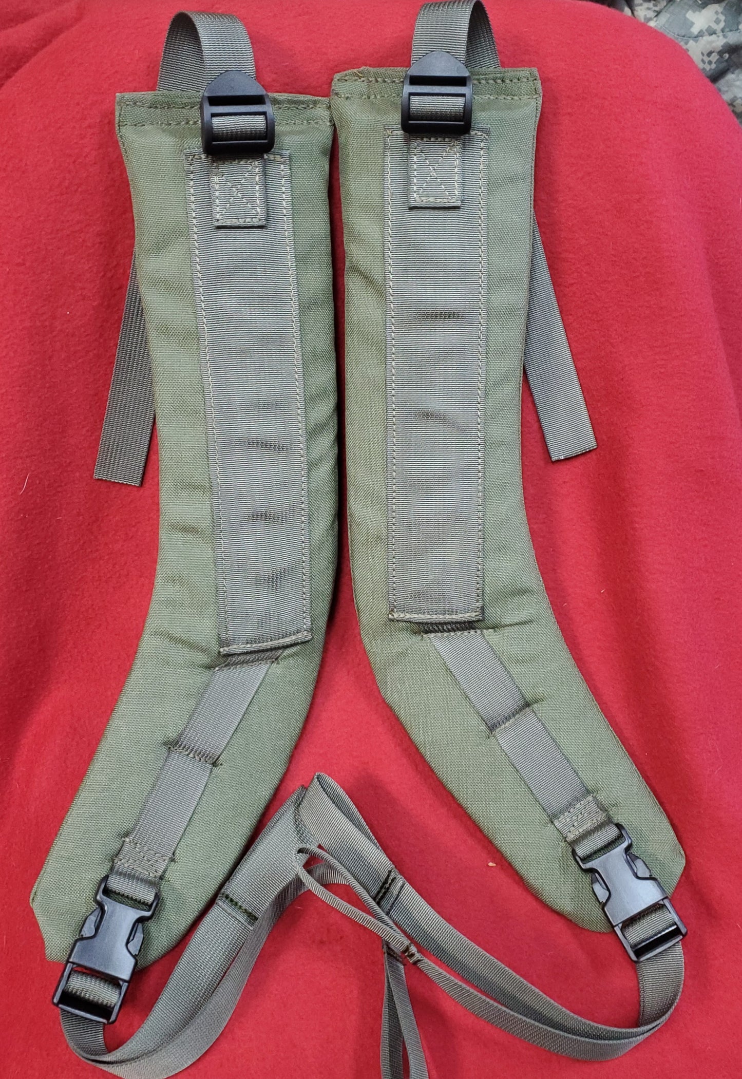 SET of OD LC-3 Wide Alice Malice Pack Shoulder Straps Olive Drab (OD LC-3W)