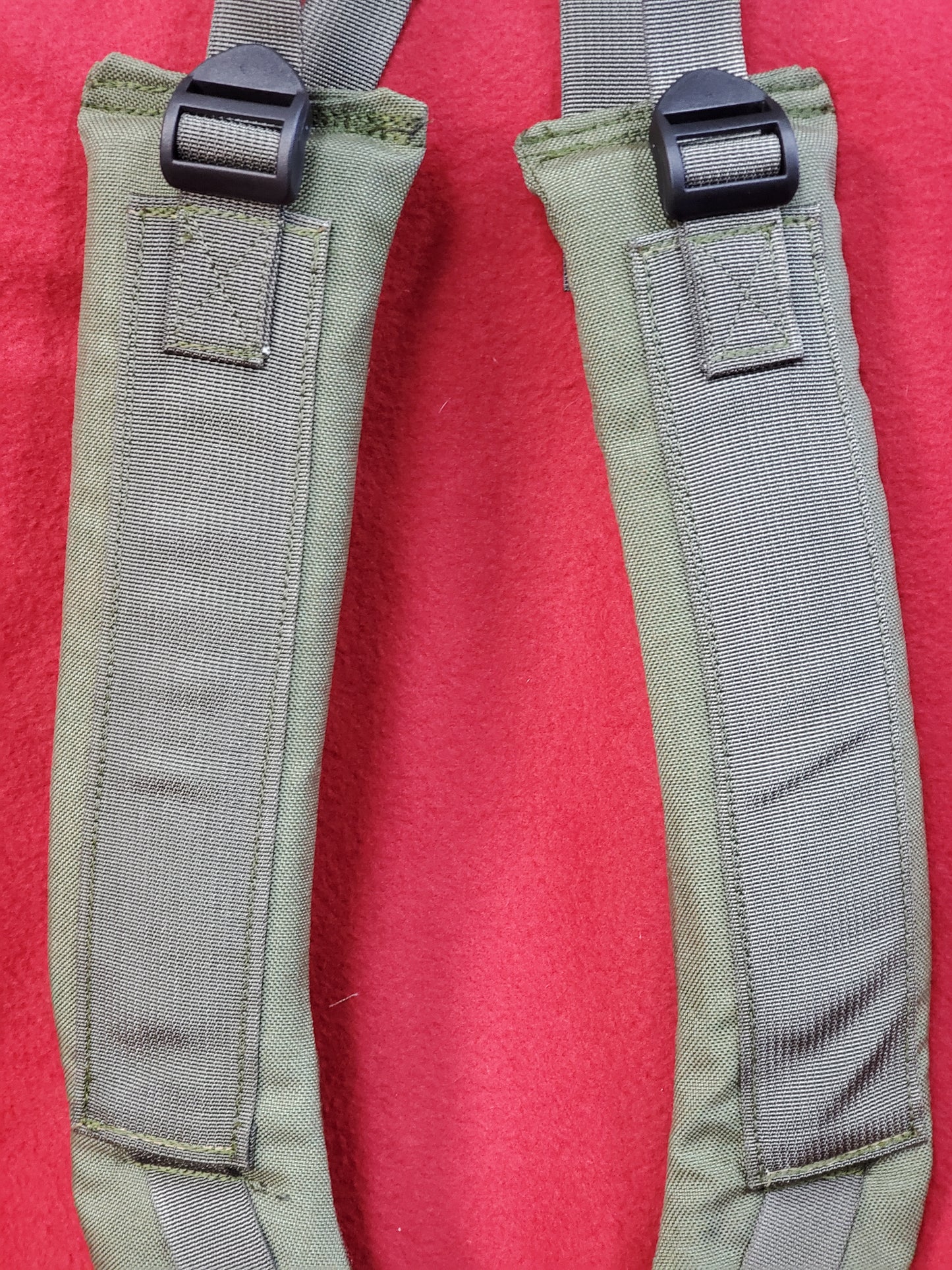 SET of OD LC-3 Narrow Alice Malice Pack Shoulder Straps Olive Drab (OD LC-3N)