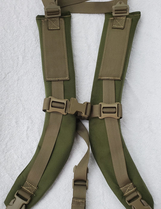 SET of OD/Tan-499 LC-3 Alice Malice Pack Shoulder Straps w/ Sternum (OD/499 LC-3)