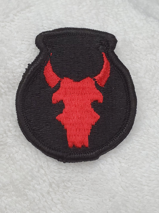 US Army 34th Infantry Division Red Bull Color Sew On Patch (bu8)