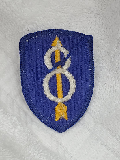 US Army 8th Infantry Division Patch Sew on Patch Color (bu08-8id)