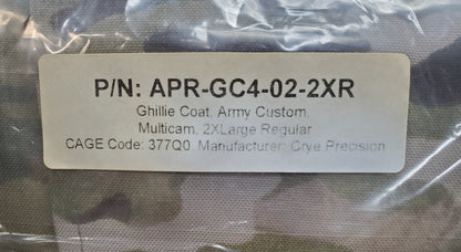 NEW - CRYE Ghillie Coat Top 2X-Large Regular APR-GC4-02-2XR OCP (da03-25jan18)