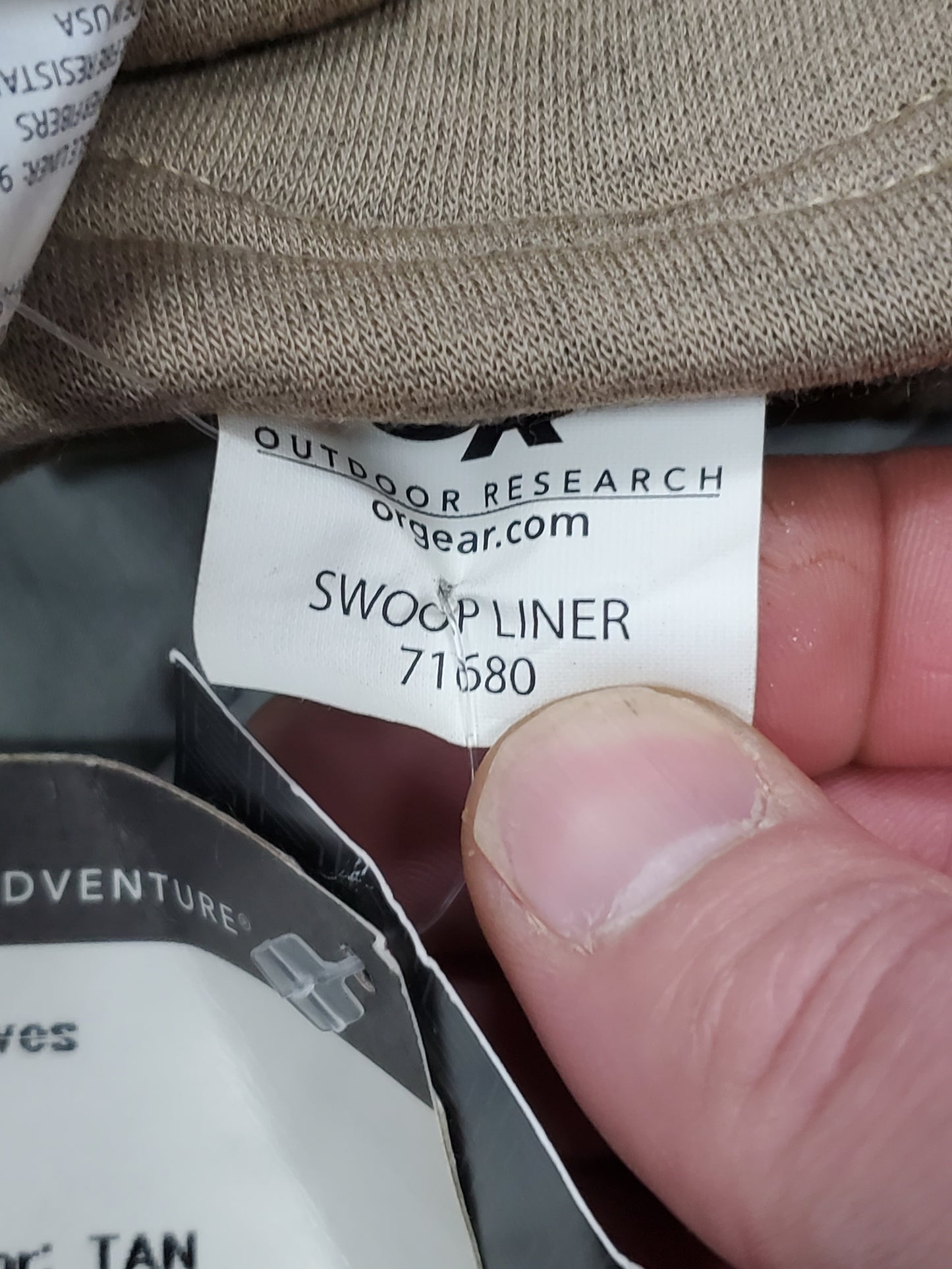 NOS Outdoor Research Swoop Liner Gloves X-Large Tan (da02-25jan21)