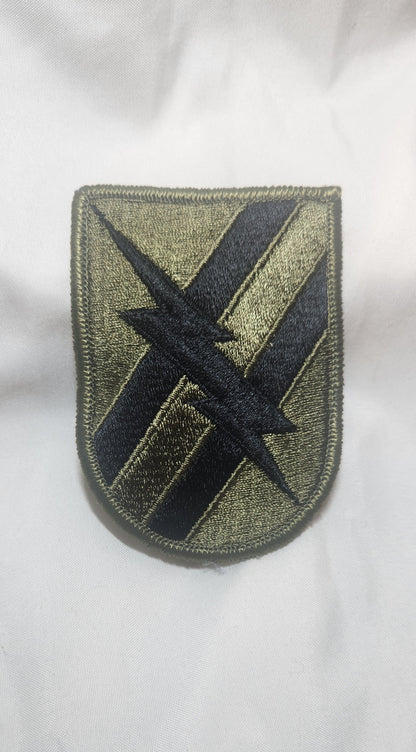 US Army 48th Infantry Brigade Patch Sew on Patch Subdued OD Black (bu10-48th)