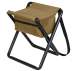 45460 Coyote Deluxe Folding Stool w/ Pouch (gtt)