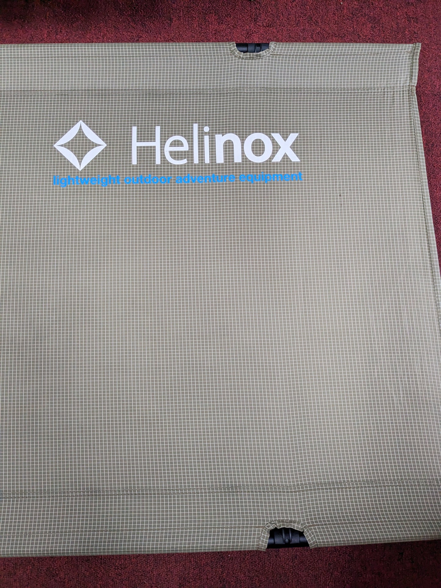 Helinox cot max lite-cot khaki lightweight compact collapsible excellent condition (gtt-enu89)