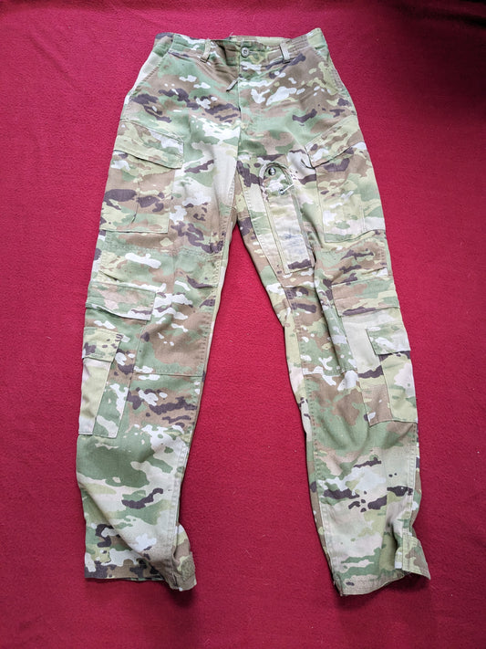 Us army flight pants combat aircrew uniform multicam used (fa19-enu98)