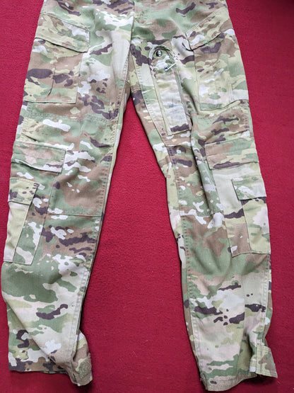 Us army flight pants combat aircrew uniform multicam used (fa19-enu98)