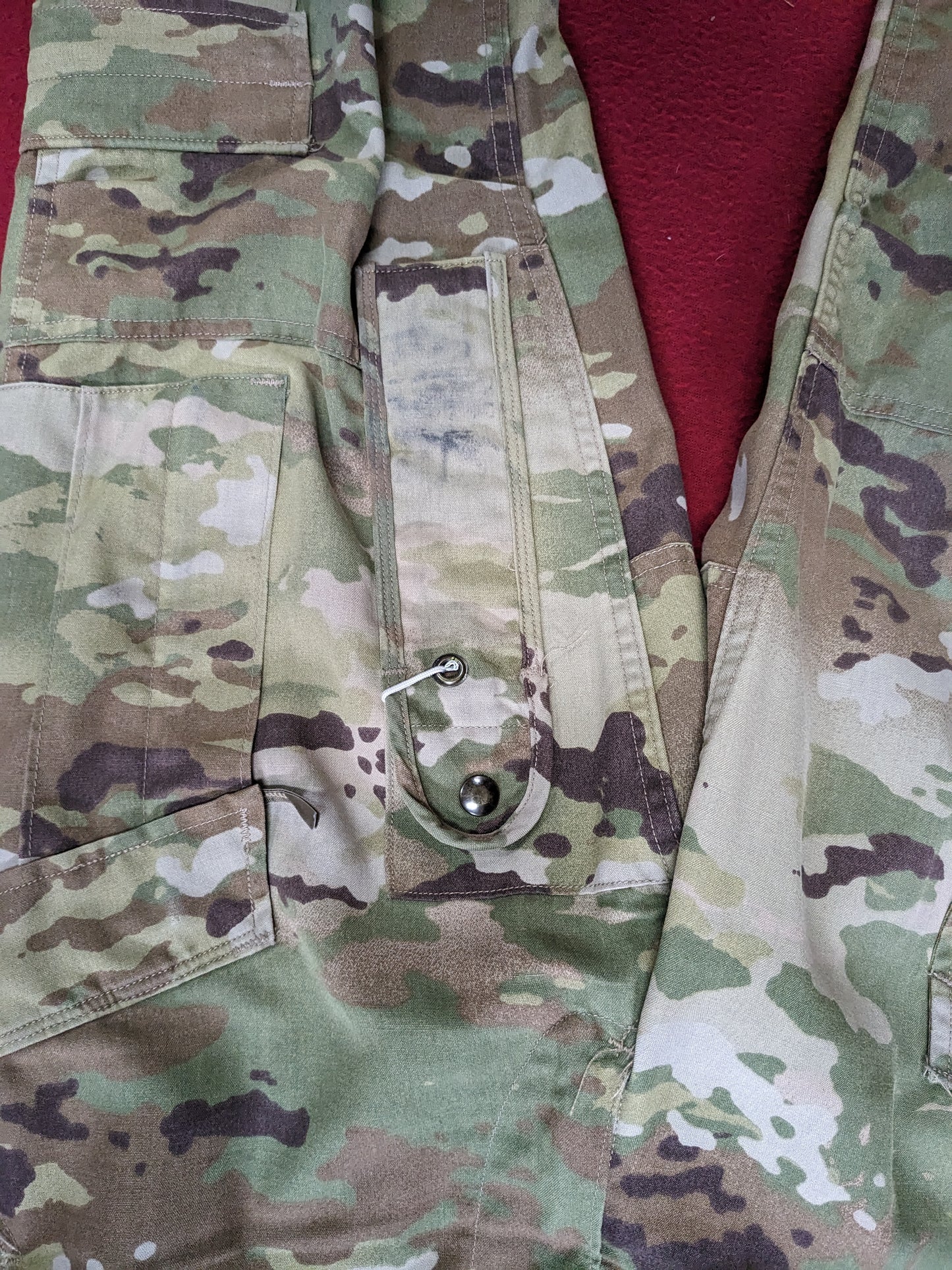 Us army flight pants combat aircrew uniform multicam used (fa19-enu98)