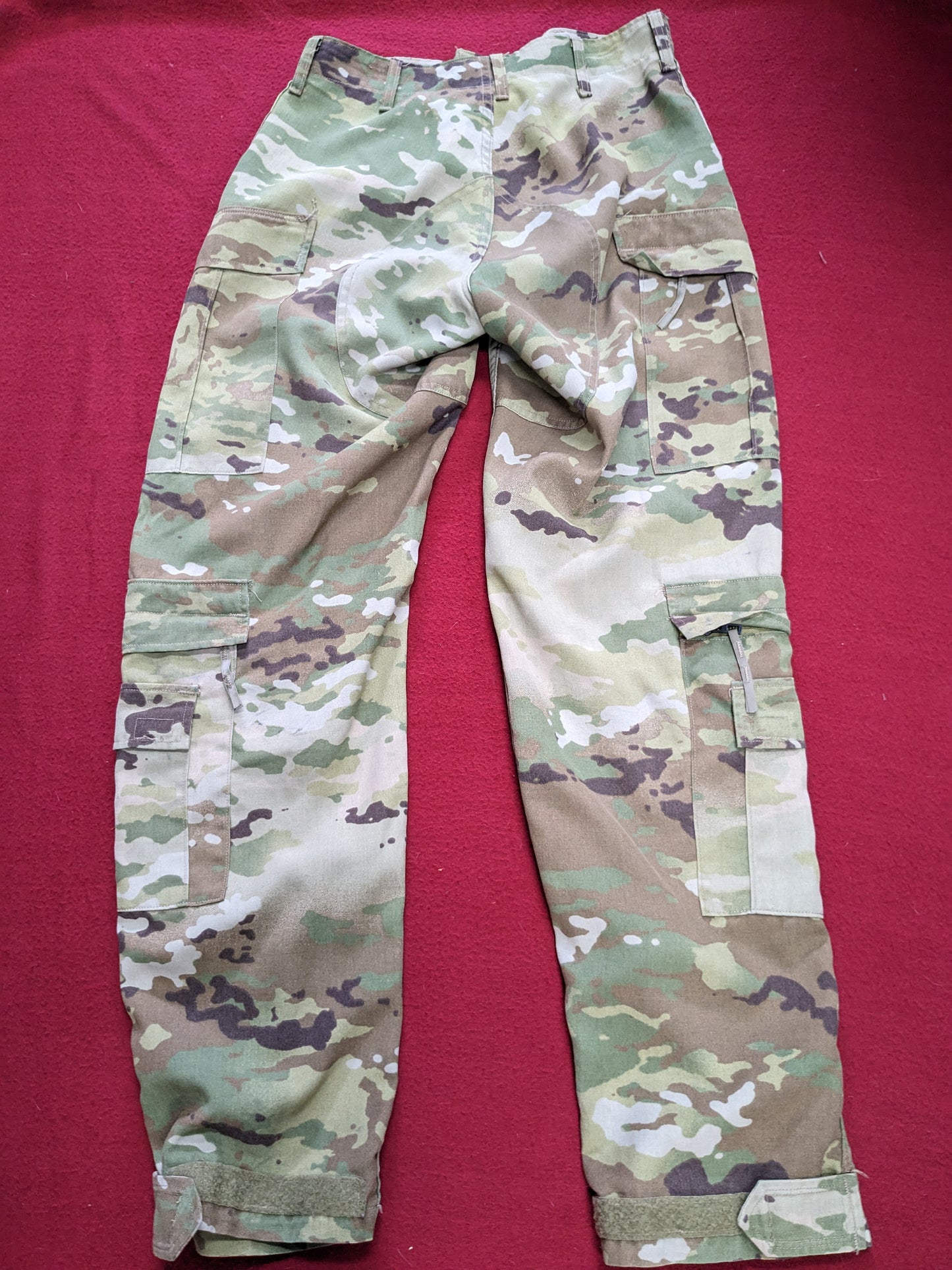 Us army flight pants combat aircrew uniform multicam used (fa19-enu98)