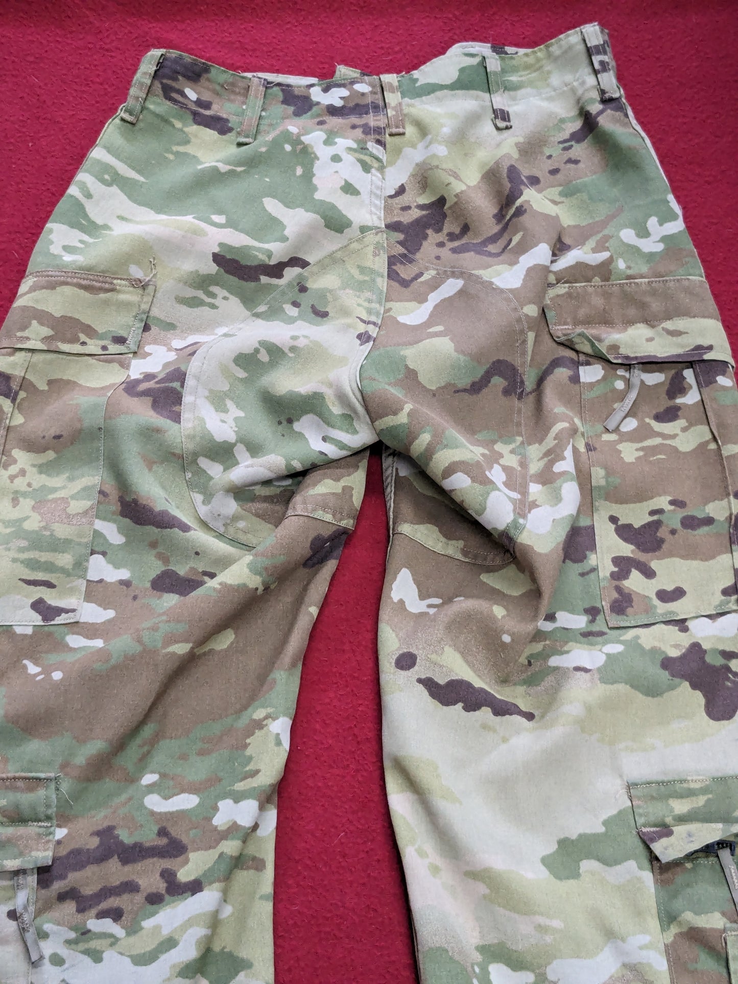 Us army flight pants combat aircrew uniform multicam used (fa19-enu98)