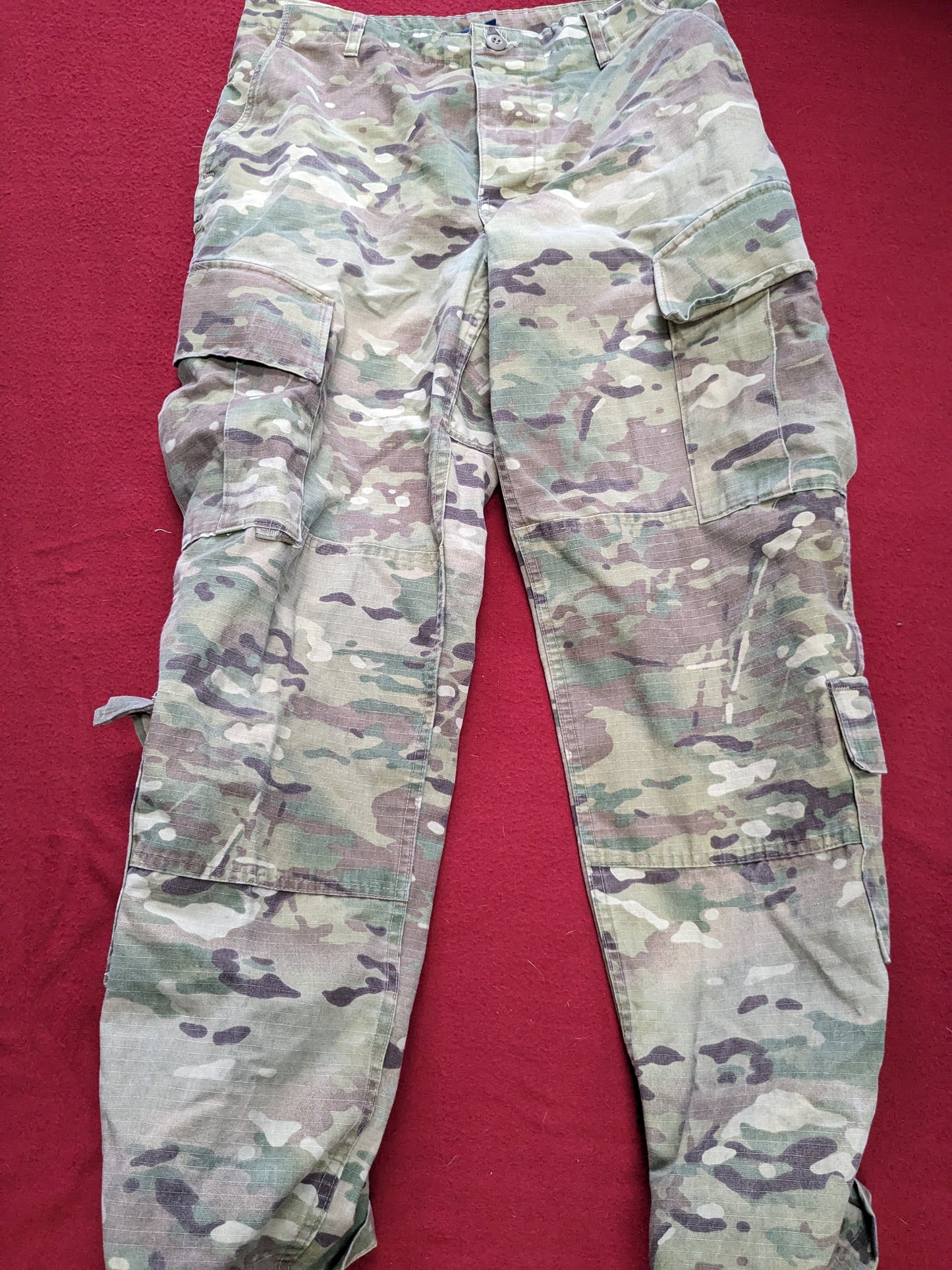 SET of us army medium regular propper traditional ocp uniform top pants air force used (ec12-enu106)