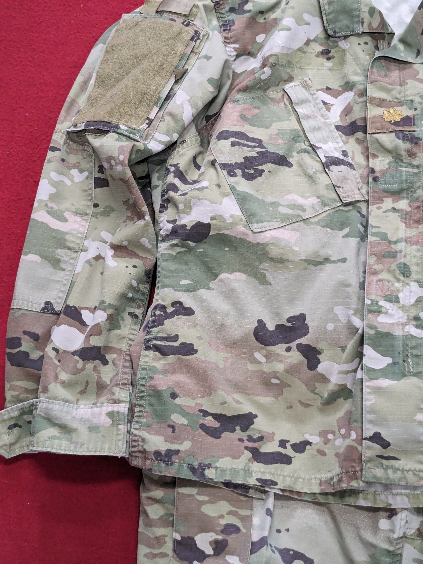 SET of us army medium short traditional ocp uniform top pants air force used (ec11-enu102)